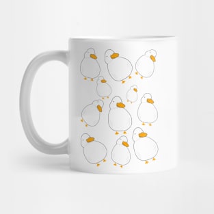 Chubby Duck Pattern Mug